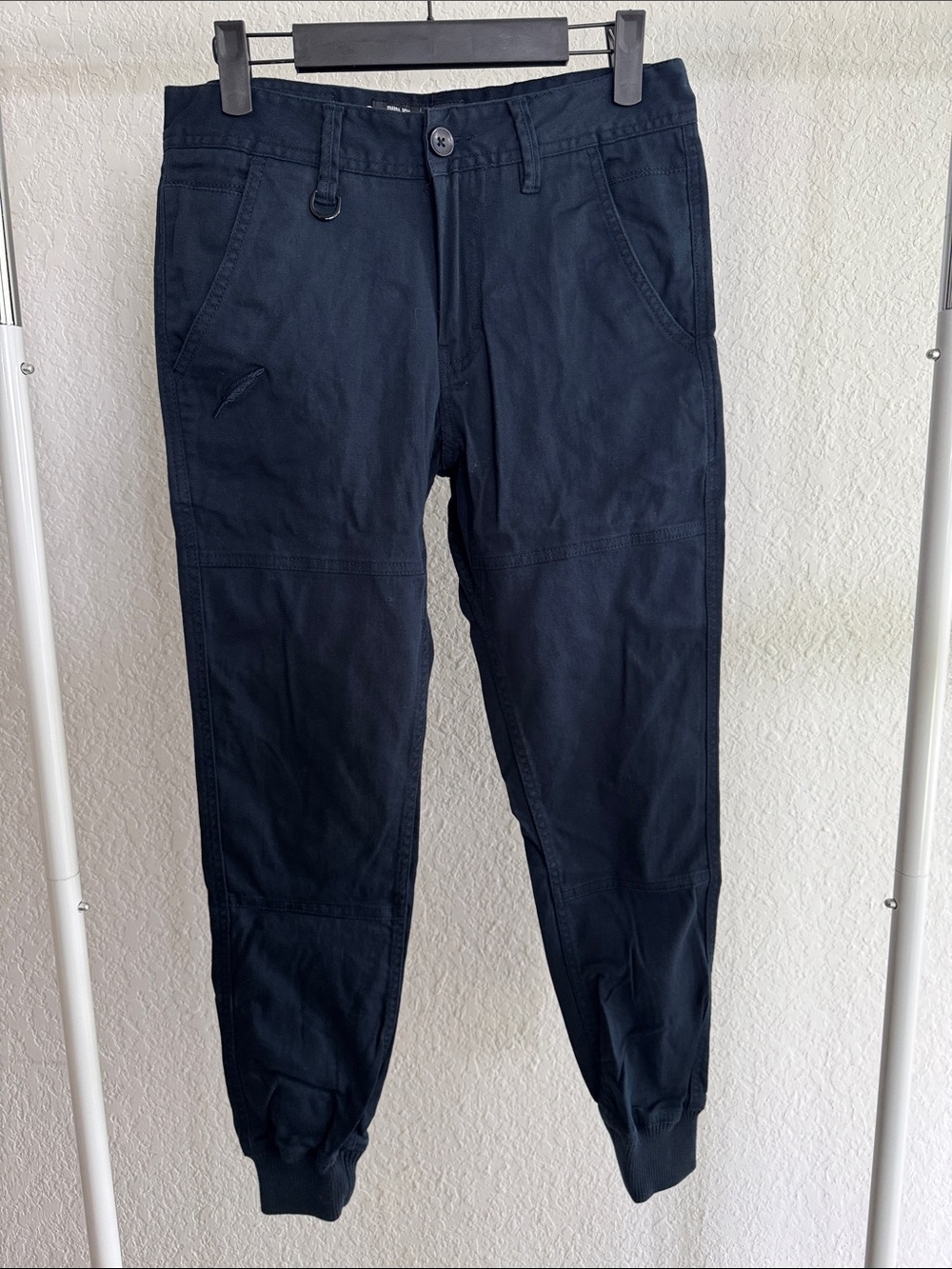 Publish Men's Navy Cotton Blend Joggers